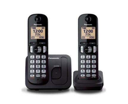 Panasonic KX-TGC212 Cordless Phone Black