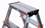 Krause Dopplo double-sided step ladder silver - Image 6