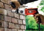 1100W 13mm BLACK+DECKER hammer drill - Image 4