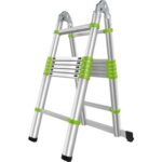 Fieldmann Telescopic Ladder Aluminum 15 of Steps with Maximum Height 4.4m FZZ4006 50001672