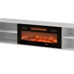 TV Stand Wooden White L183xW35xH37cm