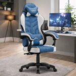 Huzaro Force 2.7 Black Carbon Gaming chair Blue - Image 3