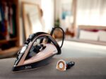 Tefal Ultimate Pure FV9845 iron Dry & Steam iron Durilium Autoclean soleplate 3200 W Black  Copper - Image 6