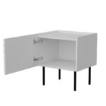 Bedside Tables Lucca Wooden White 2 Pieces 47x40x52cm - Image 2