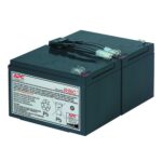 APC Replacement Cartridge 6 UPS Battery with Capacity 11Ah and Voltage 12V 1pcs