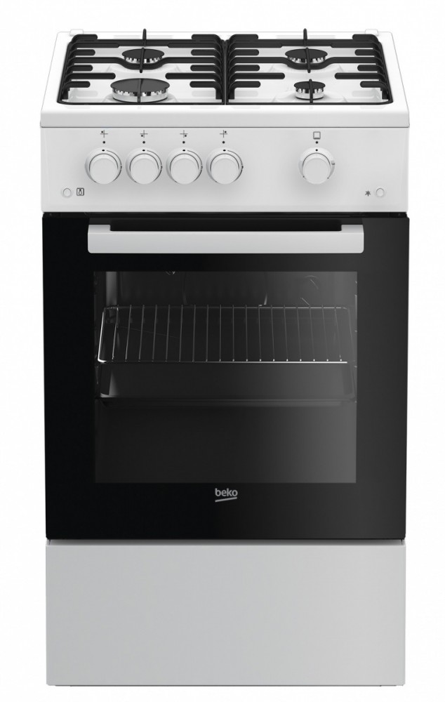 605408_1130719.jpeg Beko Natural Gas Cooker 60lt with Natural Gas Hobs W50cm. White - Image 1
