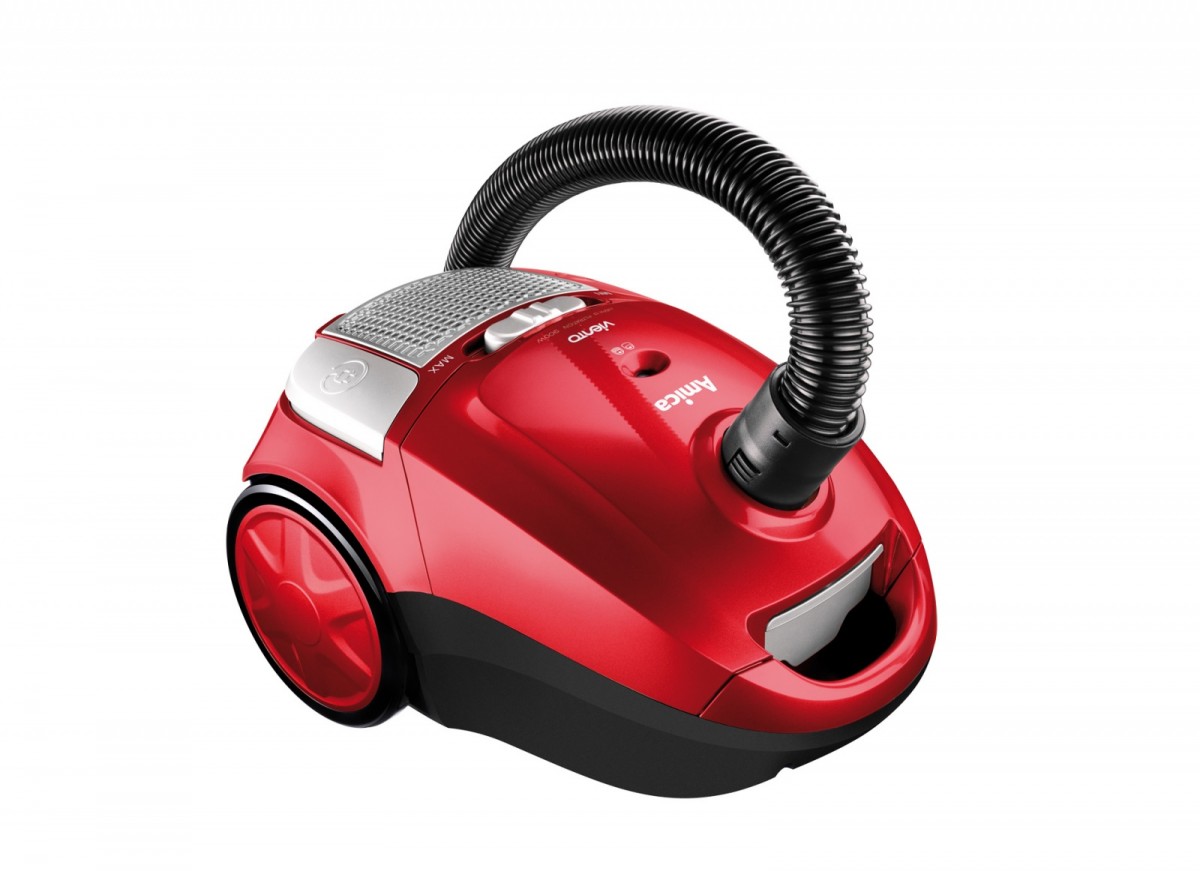 615850_1143537.jpeg Amica VIENTO VI2031 Vacuum Cleaner 900W Bagged 2.5lt Red - Image 1