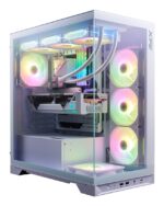 Adata Invader X BTF Gaming Midi Tower Computer Case with Side Window White - Image 5