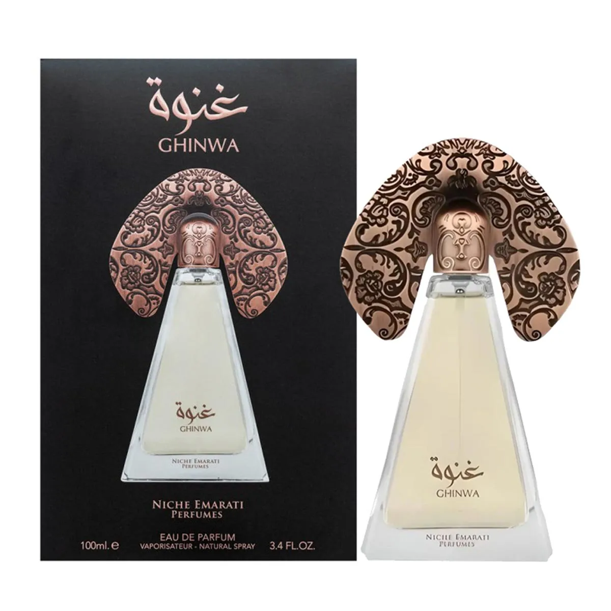 6290360592961.webp Lattafa Niche Emarati Ghinwa Eau De Parfum 100ml Spray - Image 1