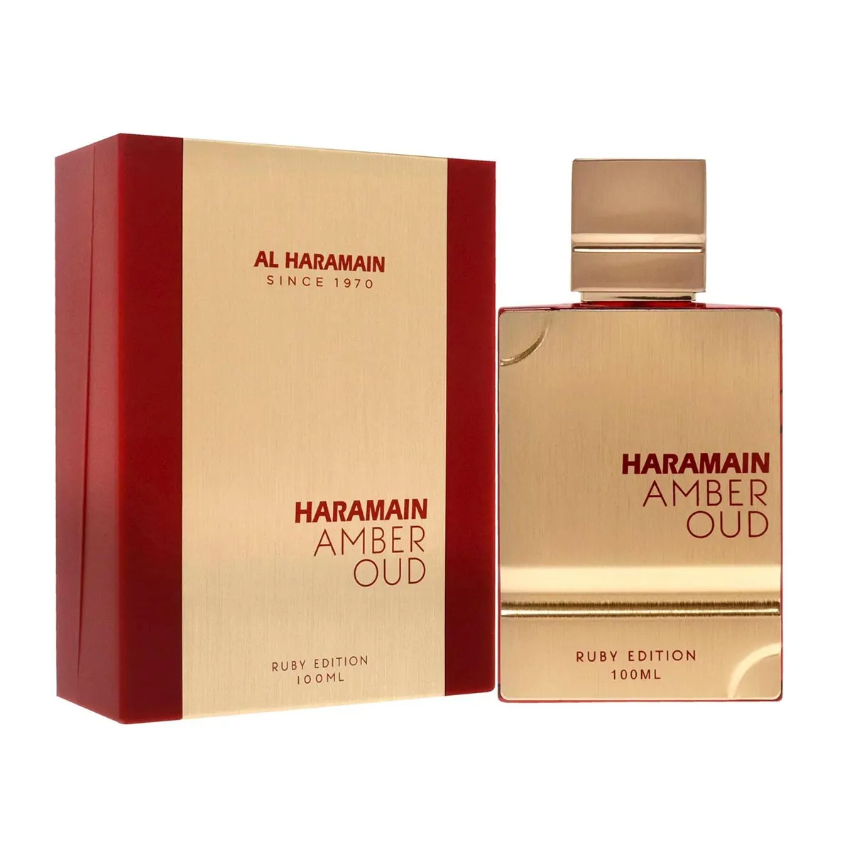 6291106813036.webp Al Haramain Amber Oud Ruby Edition Ep 100 Vp Unisex Distribuidor - Image 1