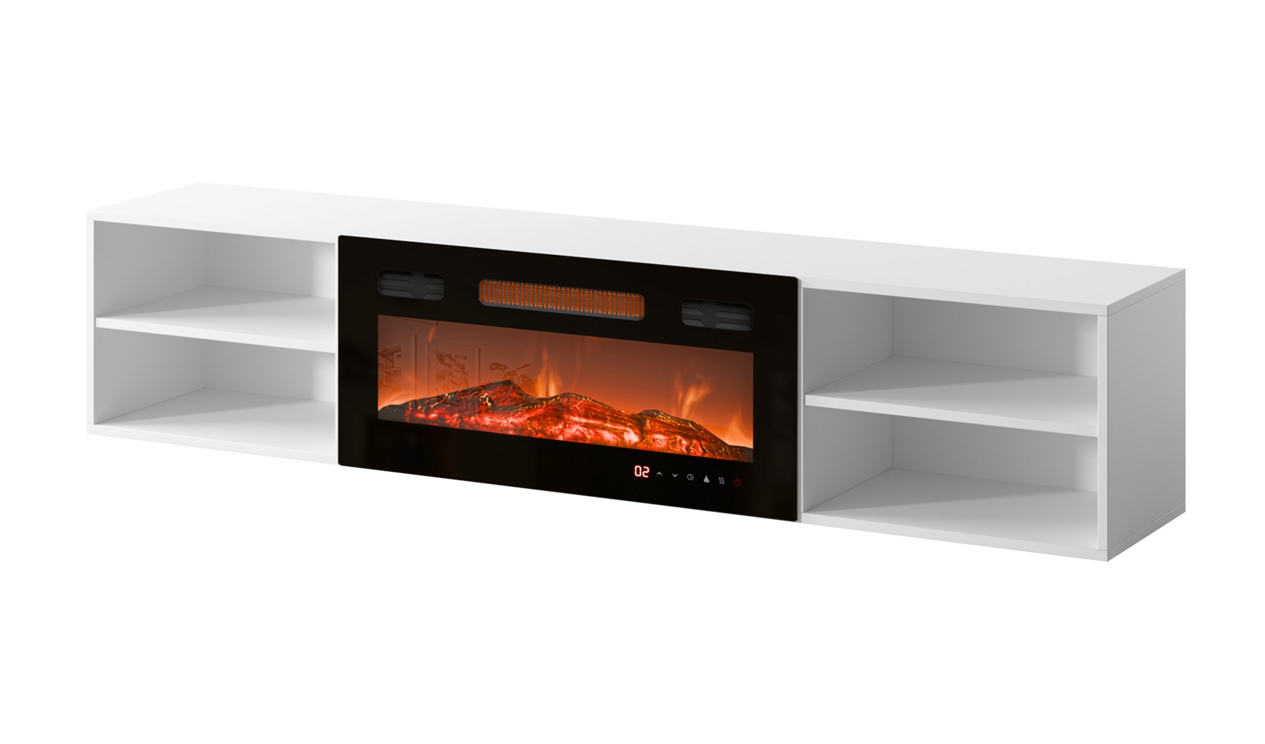 Cama TV Stand White M180xD33xH39cm - Image 1