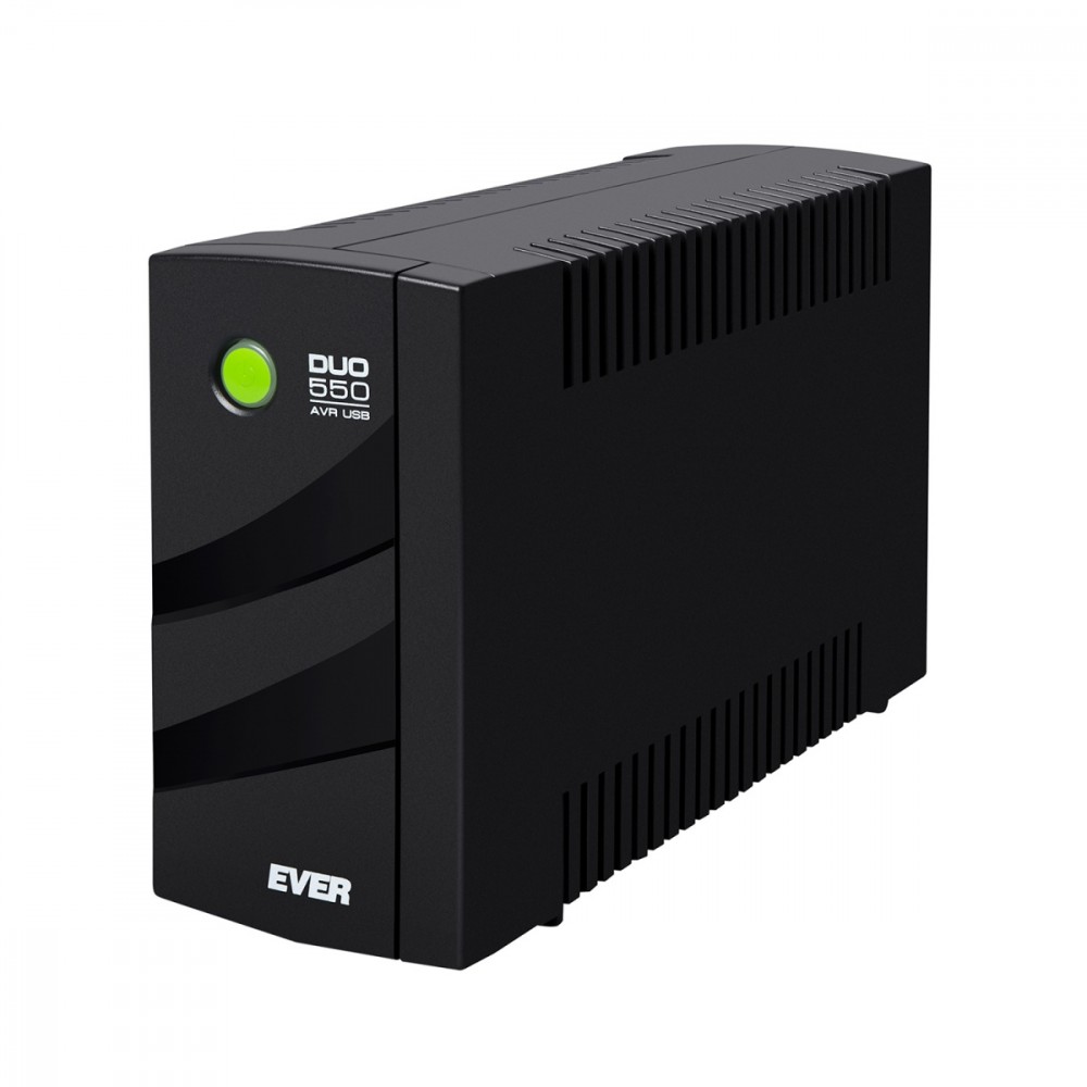 632662_1193164.jpeg Ever Ever Duo 550 AVR UPS Line-Interactive 550VA 330W with 4 IEC Outlets - Image 1