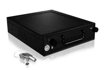 Icy Box Internal mobile rack for SATA & SAS HDD Black (IB-148SSK-B)