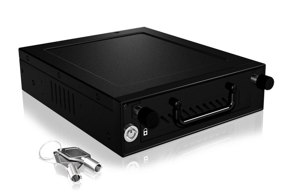 635314_1205202.jpeg Icy Box Internal mobile rack for SATA & SAS HDD Black (IB-148SSK-B) - Image 1