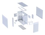 ASUS PRIME AP303 Mesh Midi Tower White - Image 6
