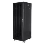 Lanberg Επιδαπέδια Καμπίνα Rack 37U 60x80x182.6cm Μαύρο FF01-6837-12B
