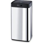 Lamart Metal Waste Bin with Sensor 45lt Silver
