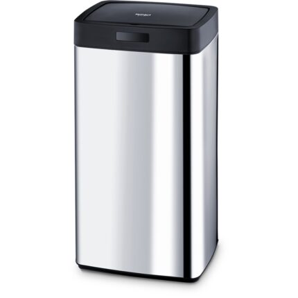 Lamart Metal Waste Bin with Sensor 45lt Silver