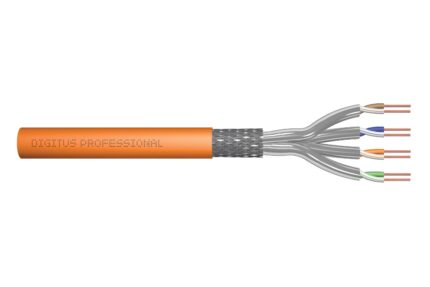 Digitus S/FTP Cat.7 (10Gbps) Network Cable Ethernet Without Connectors 100m Orange