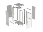Lanberg Επιδαπέδια Καμπίνα Rack 19U Γκρι FF01-6832-12SL - Image 13