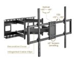 Gembird WM-120ST-01 TV mount/stand 3.05 m (120 ) Black - Image 3