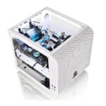 Thermaltake Core V1 Gaming Mini Tower Κουτί Υπολογιστή με Πλαϊνό Παράθυρο Snow Edition