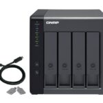 QNap Case for 4 Hard Drives 3.5" SATA III with Connection USB 3.1