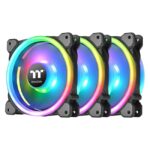 Thermaltake Riing Trio 14 Radiator Fan TT Premium Case Fan 140mm (1400rpm / 60.68cfm) με RGB Φωτισμό και Σύνδεση 3-Pin 3τμχ