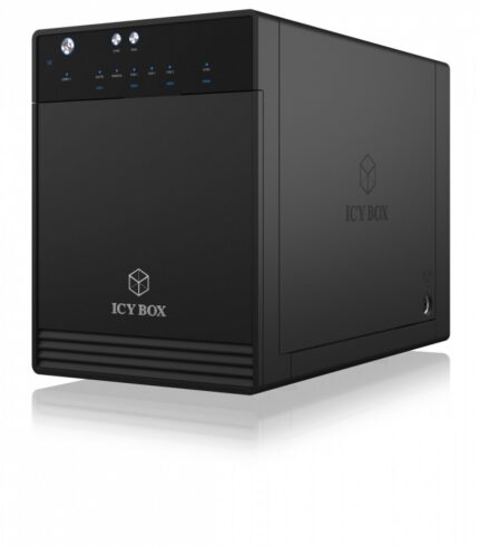 Icy Box Icy Box Case for 4 Hard Drives 2.5" / 3.5" SATA III with Connection USB 3.1 Type-C 60360