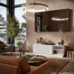 Cama LIVERTI TV cabinet 150x42x48 white - Image 3