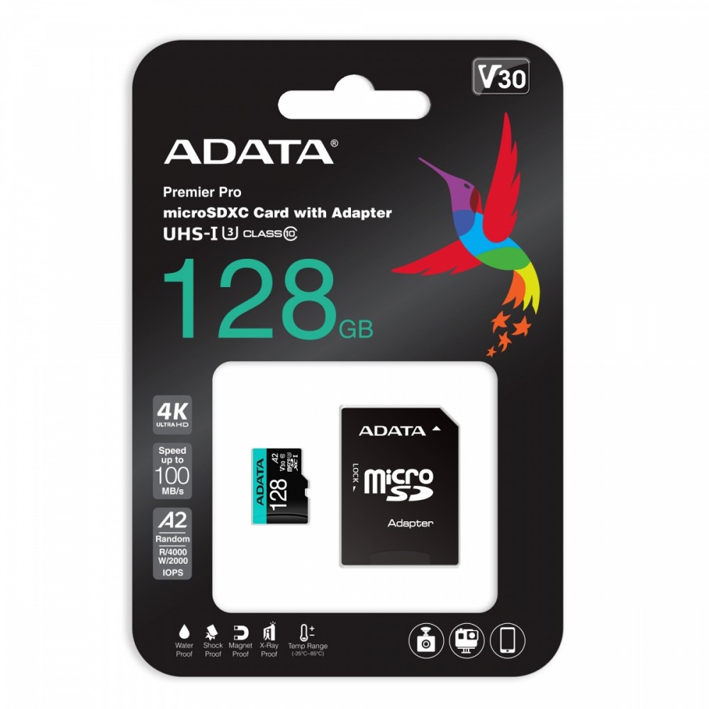 691509_1364112.jpeg Adata Premier Pro SDXC 128GB U3 V30 A2 UHS-I With Adapter - Image 1