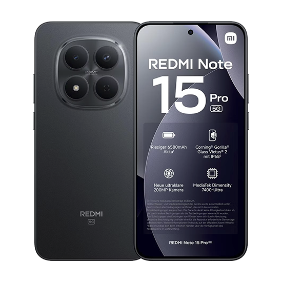 6932554478636.png Xiaomi Redmi Note 15 Pro 5G Dual Sim 8GB RAM 512GB - Black - Image 1