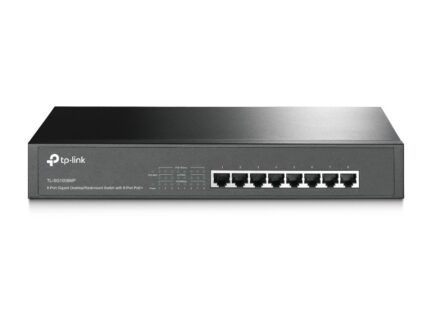 TP-LINK TL-SG1008MP v1 Unmanaged L2 PoE+ Switch with 8 Gigabit (1Gbps) Ethernet Ports