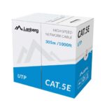 Lanberg U/UTP Cat.5e (Gigabit) Καλώδιο Δικτύου Ethernet χωρίς ακροδέκτες 305m Γκρι