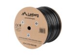 Lanberg U/UTP Cat.6 Gigabit Network Cable Ethernet Without Terminated 305m Black