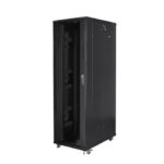 Lanberg Επιδαπέδια Καμπίνα Rack 42U Μαύρο FF01-8242-12B