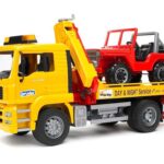 Bruder Man Roadside Assistance with Crane & Jeep Crane 1:16 for Ages 4+