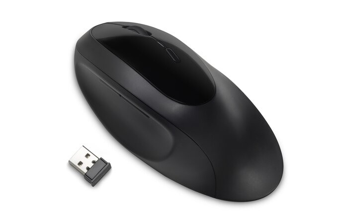 711829_1411482.jpeg Kensington Pro Fit Ergo Wireless Ergonomic Bluetooth Vertical Mouse Black - Image 1