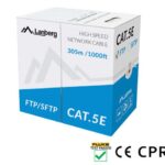 Lanberg S/FTP Cat.5e (Gigabit) Καλώδιο Δικτύου Ethernet χωρίς ακροδέκτες 305m Γκρι