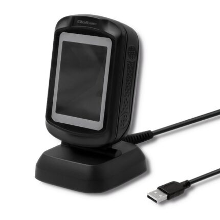 Qoltec Presentation Scanner Wired with 2D and QR Barcode Reading Capability