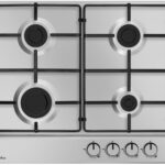 Amica Gas Cooktop Autonomous Inox 59x52εκ. Silver