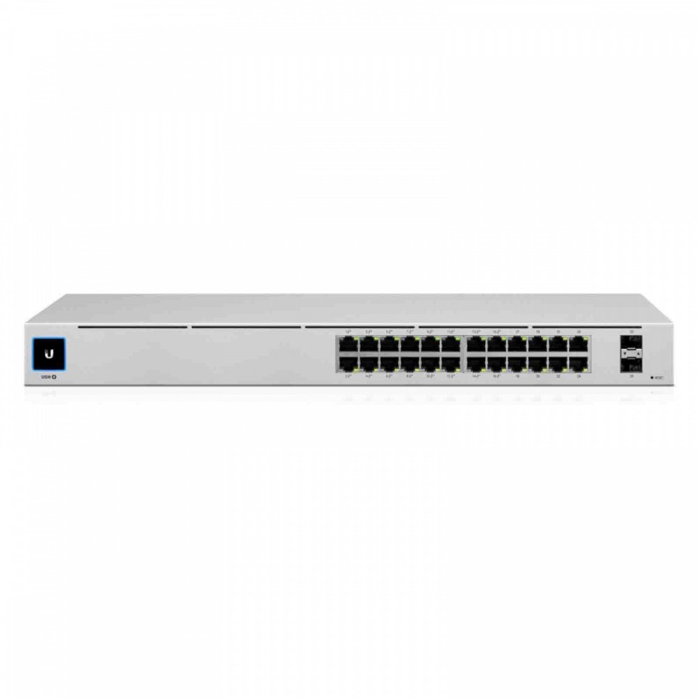 720253_1431147.jpeg Ubiquiti UniFi USW 24 PoE Managed L2 / L3 PoE+ Switch with 24 Gigabit (1Gbps) Ethernet Ports and 2 SFP Ports - Image 1