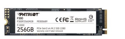 Patriot P300 SSD 256GB Type M.2 with PCI Express 3.0 Connection P300P256GM28