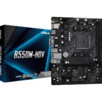 ASRock B550M-HDV Motherboard Micro ATX with AMD AM4 Socket