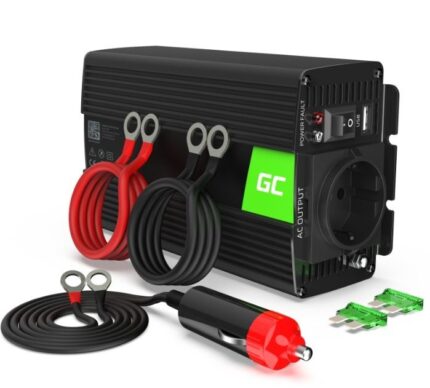 Green Cell Car Inverter 500W for 12V DC with 1xUSB