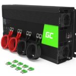 Green Cell Pure Sine Car Inverter Pure Sinewave 3000W to Converter 24V DC in 230V AC with 1xUSB