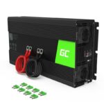 Green Cell Modified Sine Car Inverter Modified Sinewave 1500W to Converter 12V DC in 230V AC with 1xUSB