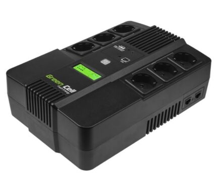 Green Cell AiO UPS Line-Interactive 800VA 480W With 6 Schuko AC Outlets