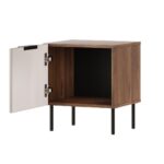 Bedside Tables Almera Wooden Brown 2 Pieces 50x42x44cm