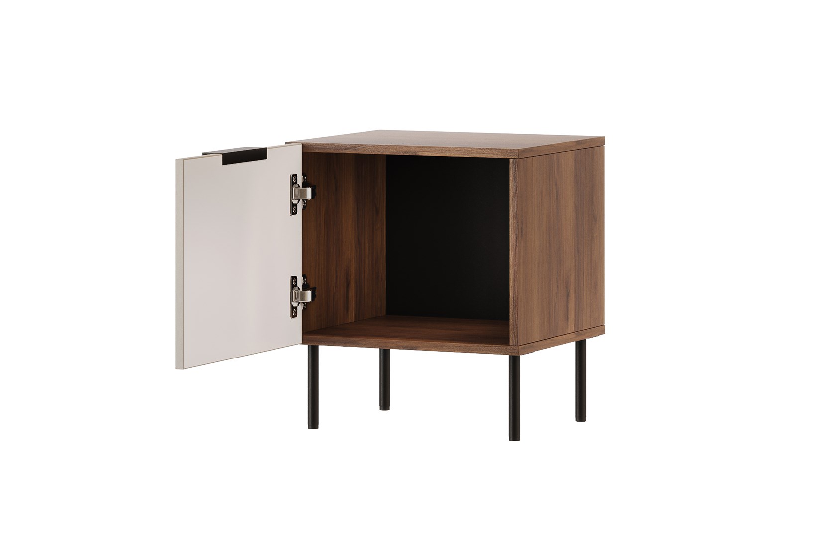 Bedside Tables Almera Wooden Brown 2 Pieces 50x42x44cm - Image 1